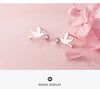 Modian Cute Animal Cute Birds Stud Earrings for Women And Grils 925 Sterling Silver Clear CZ Jewelry 2020 New Oorbellen Earring