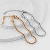2/3/4/5/6MM Twisted Rope Chain Stainless Steel Rope Chain Bracelet 2.0mm-6.0mm Hip Hop Hand Bangle Anklet Jewelry for Woman Man - Image 12