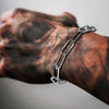Paper Clip Link Bracelet, Chunky Chain Bracelets, Stainless Steel Hera Chain Link Bracelet for Men Women Jewelry - Image 1