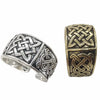 Slavic Star Of Russia Ring Svarog Symbol Vintage Adjustable Womens Mens Signet Rings - Image 1