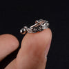 Stainless Steel Cartilage Cuff Earring with 0.8 mm Gauge and 8 mm Shaft - Image 34