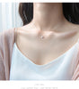 Modian 2020 New Mode 100% Real 925 Sterling Silver Water drop Simple Necklace for Women Korean Style Fine  Jewelry