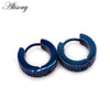 2pcs Gear Stripe Stainless Steel Women Men Huggies Ear Cuff Buckle Circle Hoop Earring Unisex Piercing Jewelry - Image 10