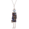 statement necklace pendant cute jewelry lady long necklace women flower charms pendant bohemian maxi accessory - Image 46