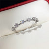 Contracted Design Women's Ring with Brilliant White Cubic Zirconia Wedding Party Daily Wearable Statement Jewelry - Image 12