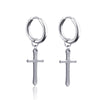 Punk Stainless Steel Chain Hoop Earrings For Women Men Goth Pop Hip Hop Pendants Ear Jewelry Accessories Earring - Image 20