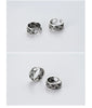 Modian Silver 925 Vintage Stripe Clip Earrings Charm Elegant 925 Sterling Silver Earring For Women Anti-allergy Jewelry Present