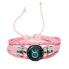 Libra/Scorpio/Sagittarius/Capricorn/Aquarius/Pisces 12 Constellations Black Wrist Charm Leather Snap Bracelet Jewelry Gift - Image 29