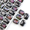 10Pcs Rectangular Beads 13x18mm Long Square Glass Bead Stone Faceted Crystal Jewelry Necklace Pendant Accessories - Image 21