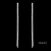 Long Tassel Drop Earrings for Women Silver Color Rhinestone Crystal Hanging Dangle Earring Bridal Wedding Jewelry - Image 16