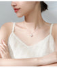 MODIAN Link Chain Necklace for Women Pure 925 Sterling Silver Dazzling Zircon Hearts Cute Robot Pendant Necklace Fine Jewelry