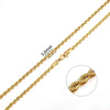 2mm-7mm Rope Chain Necklace Stainless Steel Choker Men Women Jewelry Silver Color Chains Gift - Image 8