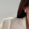 Irregular Pearl Ear Clip Fake Piercing Ear Cuff Artificial Pearls Ear Clips On Earrings Women French Retro Elegant Jewelry Gifts - Image 3