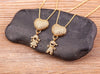 Family Pendant Necklace with Child Figure Combinations and Stone Accents - Image 41