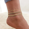 Women Bohemia Stainless Steel Anklets, 2-3pcs/set Elegant Anklet On Foot Holidays Beach Jewelry,Adjustable Bracelet on Leg - Image 8