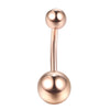 14 Gauge Stainless Steel Navel Piercing Ring with 10 mm Bar and Decorative Ends - Image 10