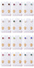 2pcs Gold Plated Steel Earring Studs for Ear Piercing Gun Birthstone CZ Ear Stud Earrings Studs Tragus Cartilage Body Jewelry - Image 36