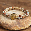 4mm Beads Handmade Bracelet Tree of Life Charm Bracelets African Japser String Braided Bracelets Yoga Friendship Lover Bracelet - Image 7