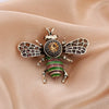 Cute Rhinestone Bee Brooch Women Party Accessories Insect Pearl Corsage Brooches Clothing Accessories - Image 4