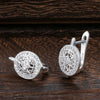 Classic Silver Oval Zircon Spinel Engagement Stud Earrings for Women Fien Jewelry - Image 3
