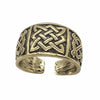 Slavic Star Of Russia Ring Svarog Symbol Vintage Adjustable Womens Mens Signet Rings - Image 2