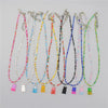 Gummy Bear Pendant Choker with Multicolor Resin Beads - Image 1