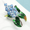 Enamel Lilac Flower Brooches Beauty Spring 4-color Clove Flower Party Office Brooch Pins Gifts - Image 10