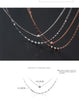 Modian New Design 925 Sterling Silver Double Layer Chokers Necklace for Women Geometric Necklace Korea Style Fine Jewelry