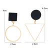 Black Hanging Long Earrings for Women Triangle Square Statement Drop Earrings Boucle Oreille Jewelry - Image 46