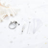 Infinity Cremation Ring for Ashes Holder Keepsake Jewelry Stainless Steel Memorial Finger Ring for Women - Image 5