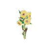 Flower Series Enamel Pins Sakura Wing Lily Sunflower Blossom Brooches Bag Lapel Pin Badge Jewelry Gift For Kids Friend - Image 7