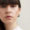 Dplaopa Silver Toronto Dome Hoops Clips Black Zircon CZ Star Women Clips Jewelry Gift - Image 5