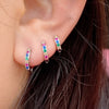 1 Pcs Crystal Zircon Hoop Earrings for Women Rainbow Cartilage Helix Tragus Earring Stud Body Piercing Jewelry - Image 23