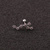 1Pc Twelve Constellations Steel Daith Earring Ear Piercing Barbell CZ Horoscope Ear Tragus Daith Piercing Jewelry 20G - Image 7