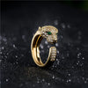 Full CZ Inlaid Animal Ring Opening Personality Unisex Ring Party Jewelry Gift - Image 3