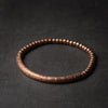 Handmade Hammered Copper Bracelet Vintage Artificial Oxidized Street Rock Style Metal Unisex Jewelry For Men Women - Image 7