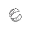 2pcs Stainless Steel Punk Rock Ear Clip Cuff Wrap Earrings No piercing-Clip On Cartilage Wrap Fake Earring - Image 11