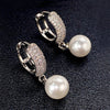Temperament Elegant Simulated Pearl Dangle Earrings for Women Simple Stylish Design Delicate Accessories Jewelry - Image 1