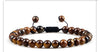 Braided Stone Bead Bracelet with Multiple Bead Sizes - Image 34