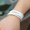 Unisex Multilayer Interlaced Faux Leather Cuff Bangle Wristband Bracelet Jewelry - Image 10