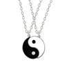 Selling Yin And Yang Stitching Alloy Two Petals Pisces Couple Pendant Necklace Jewelry Accessories Vintage Dendant - Image 4