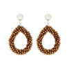 Water Drop Earrings for Women Faceted Beads Handmade Crystal Earring Big Earrings Long Earrings vintage - Image 12