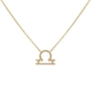 Crmya Cubic Zirconia Charm Chain Pendants 12 Zodiac Constellation Necklace Silver Gold Plated Jewelry For Womdn And Men - Image 21