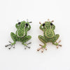 Frog Rose Gold Color Green Crystal Stone Charm Statement Necklaces Pendants Animal Jewelry For Women Boho Necklace - Image 5