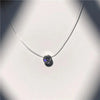 Sumeng Personality Square Imitation Pearl Crystal Zircon Necklace Invisible Transparent Fishing Line Necklace Women - Image 21