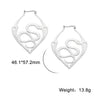 Stainless Steel Pentagram Hoop Earrings for Women Gothic Witchy Star Dangle Earrings Amulet Jewelry - Image 35