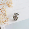 Silver Color Handmade Engagement Rings for Women Wedding Couple Creative Design Cute Fishs Jewelry Adjustable - Image 3