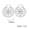Stainless Steel Pentagram Hoop Earrings for Women Gothic Witchy Star Dangle Earrings Amulet Jewelry - Image 15