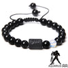 12 Constellation Zodiac Signs Bracelet Black Onyx Beads Cancer Leo Onyx Braided Bracelet for Women Men Couples Jewelry Gift - Image 12