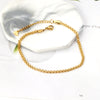 Twist Chains Anklets For Women Golden Color Accessories Stainless Steel Anklets Foot Bracelet Beach Party - Image 3